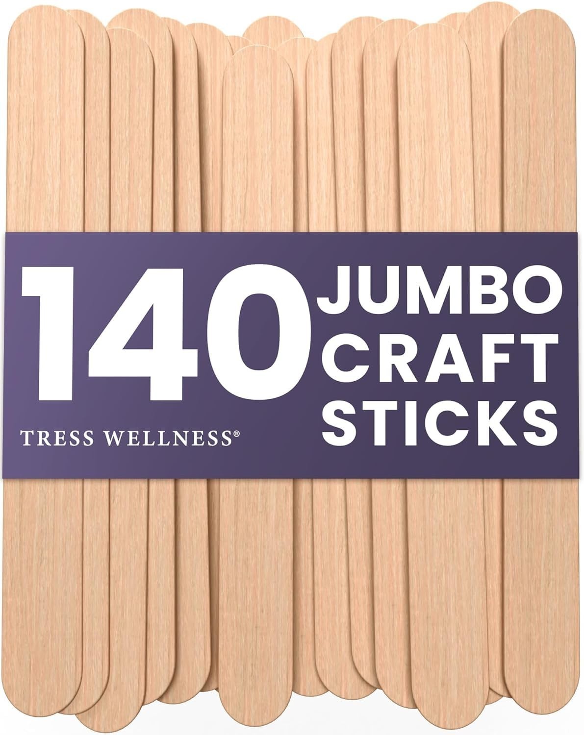 140 Splinter-Free Wooden Waxing Sticks for Body & Face – Smooth Skin