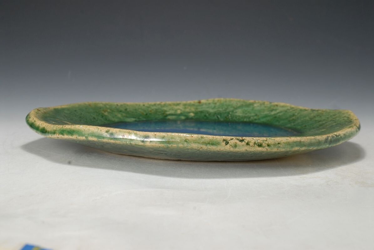 MasterpieceHiroshi Teshigahara, Oribe 8-inch plate, Sogetsu School Dish