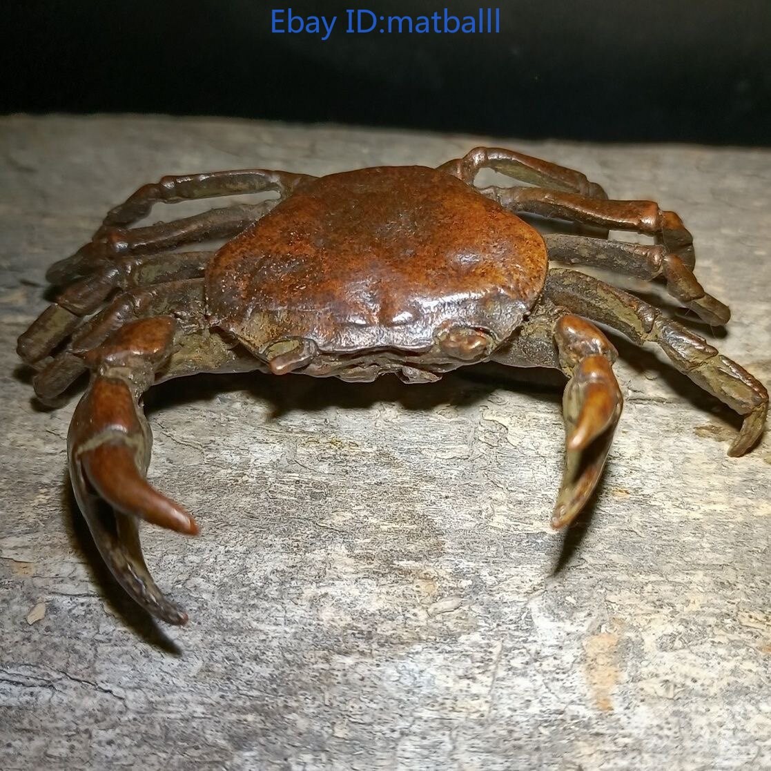 Brass Crab Tea Pet Craft Ornament Home Decor