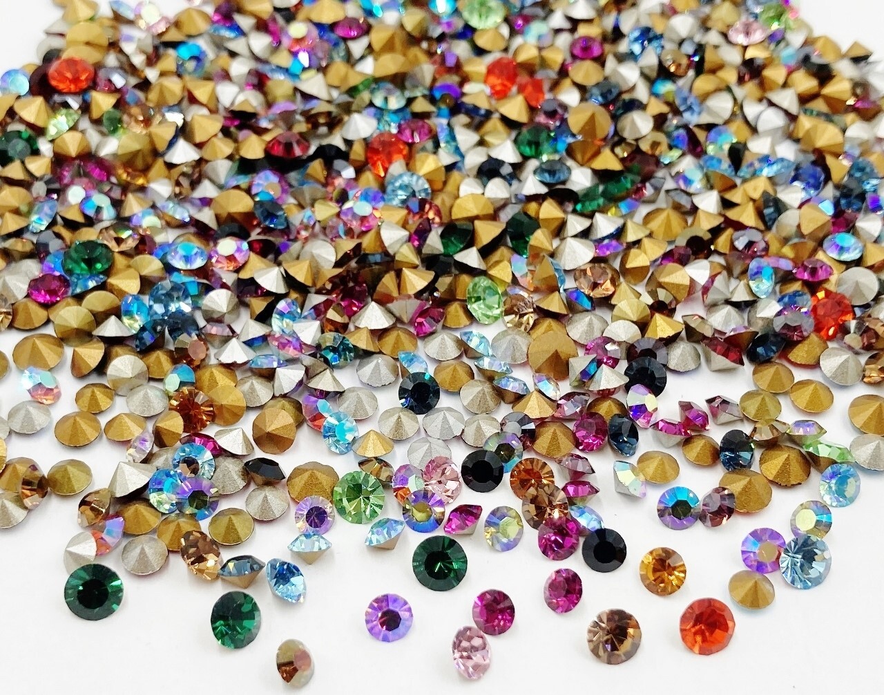 100 Vintage Swarovski Crystal 4mm. To 5mm. Rhinestones – Jewelry Repair J54