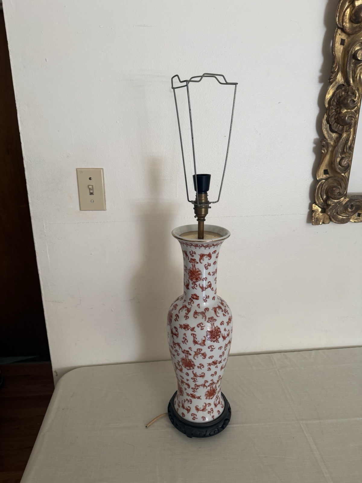 Nice Vintage Chinese Porcelain Vase converted to Lamp