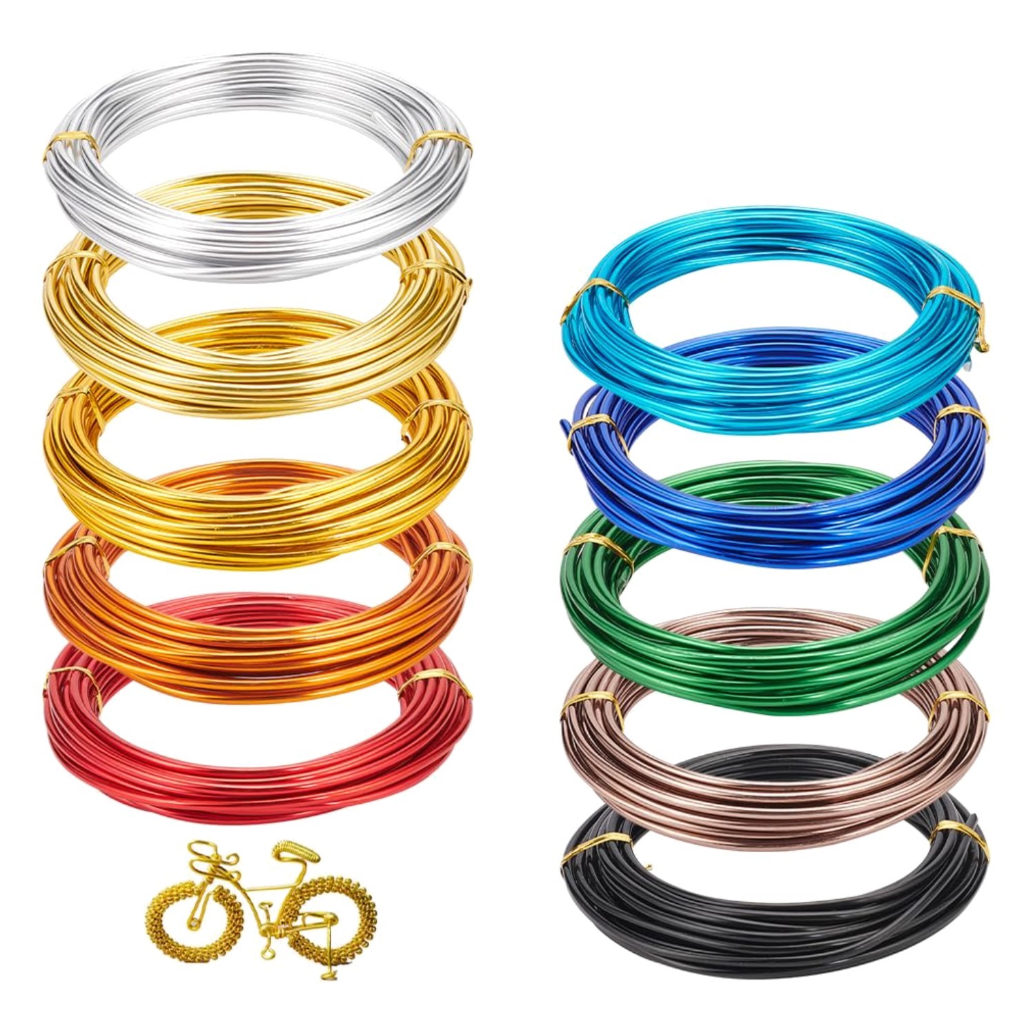 164ft 10 Color Aluminum Wire Set