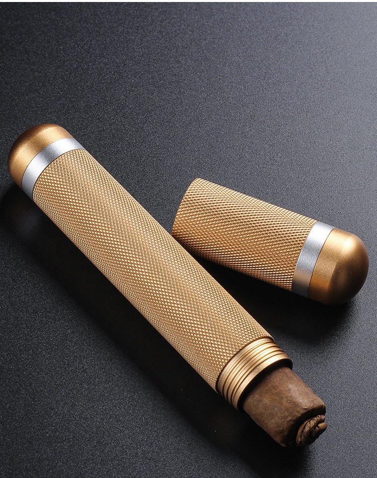 Aluminum Alloy Tube Humidor Holder Accessory Inner Diameter 22mm