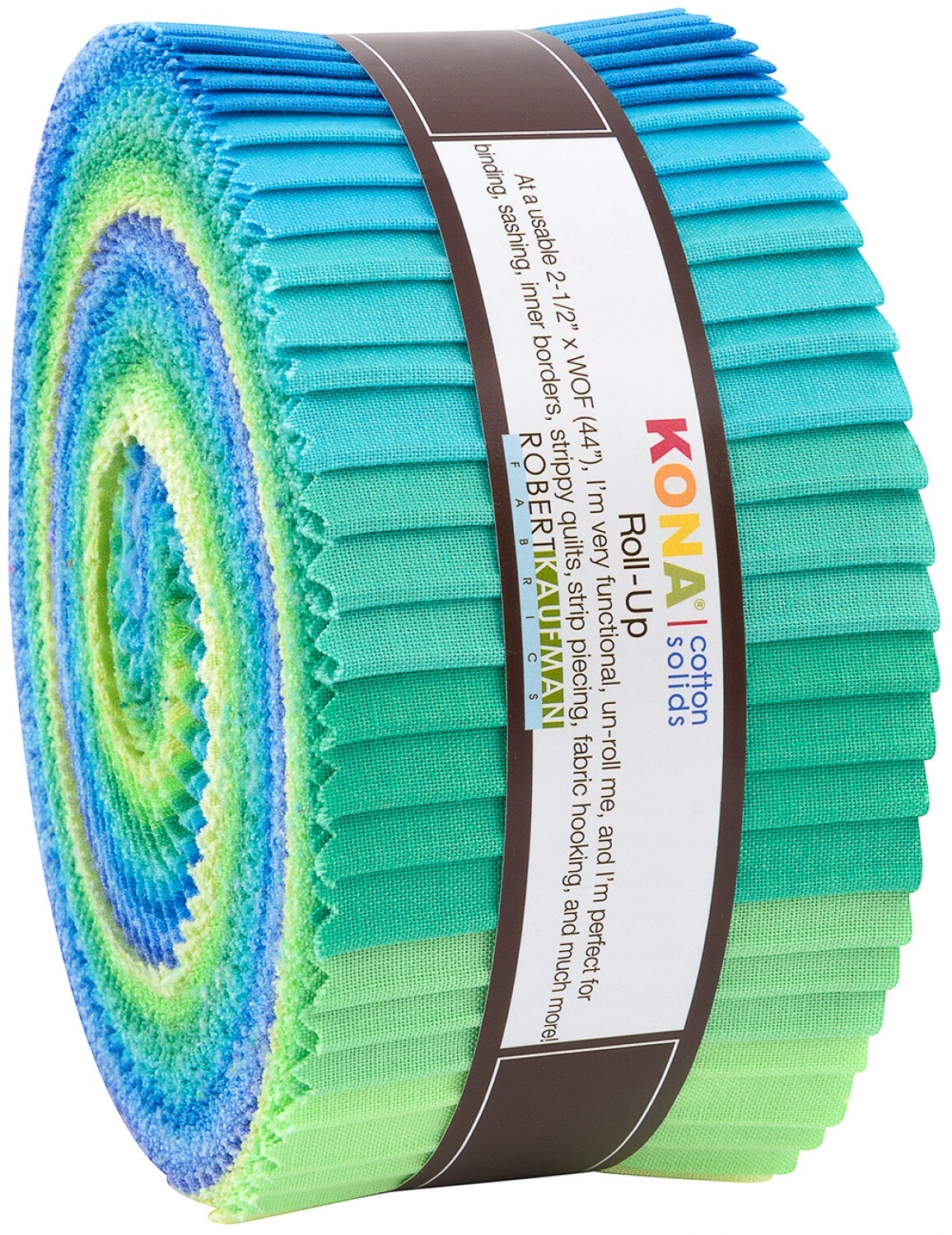 Kona Cotton Solids Mermaid Shores Palette 40 Pieces 2 -1/2 in by 44″ 2.800 yards