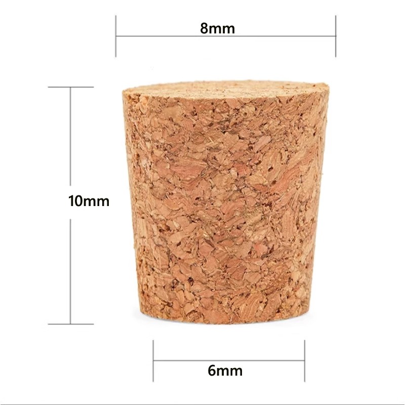 5/10Pcs Tapered Cork Plugs Wooden Wine Bottle Stoppers Reusable Seal Multi-Size