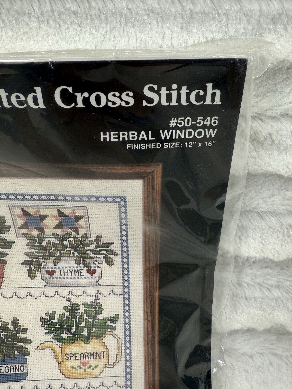 Janlynn HERBAL WINDOW Counted Cross Stitch Kit #50-546 12″-16″ NEW Free Ship