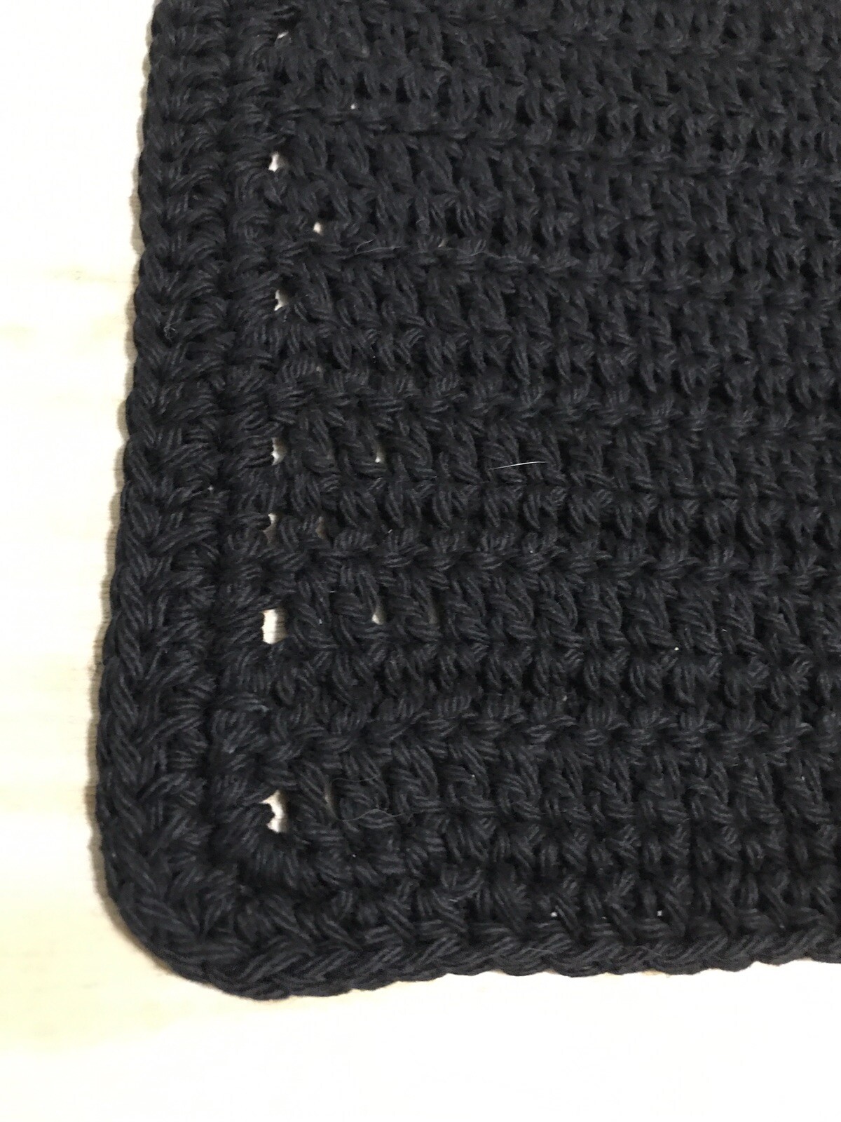 HANDMADE SET OF 3 CROCHET COTTON DISH CLOTHS OR WASH CLOTHS 8.5×8.5 INCHES *NEW*