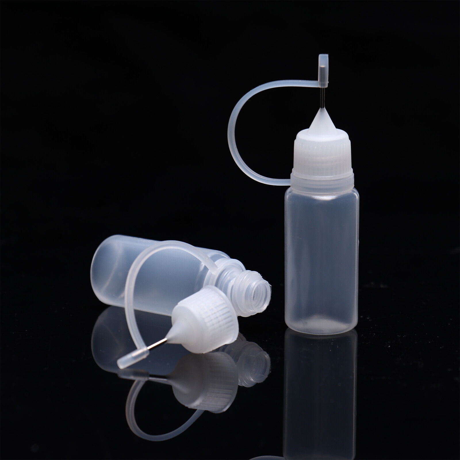 20Pcs 10ml Needle Tip Glue Bottle Dropper Plastic Bottles_ for DIY Painting USA