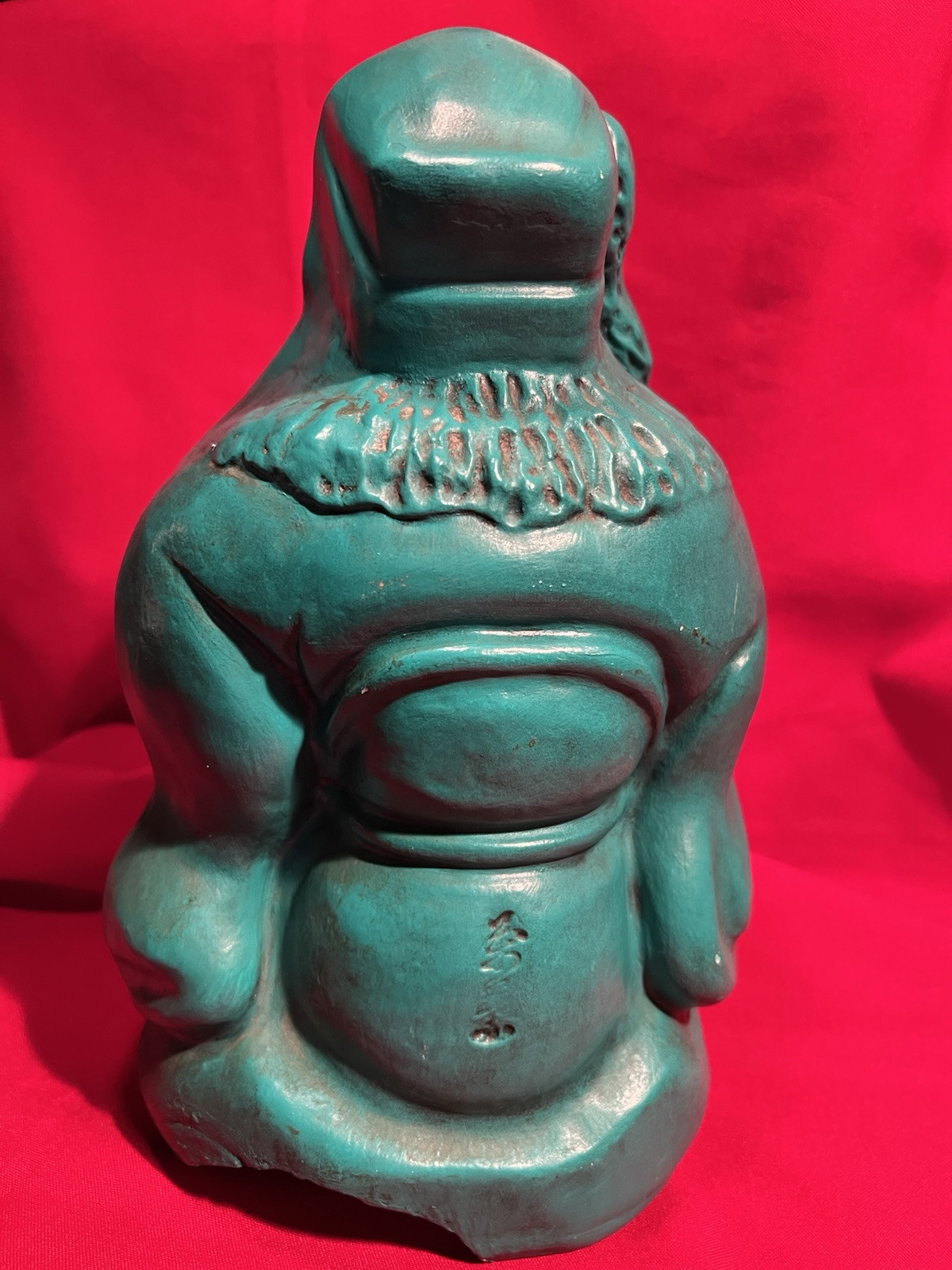 Sanxing,Chinese Priest,Wise Man,Buddah,Asian,Ceramic,Statue,Handmade,1970s,VTG