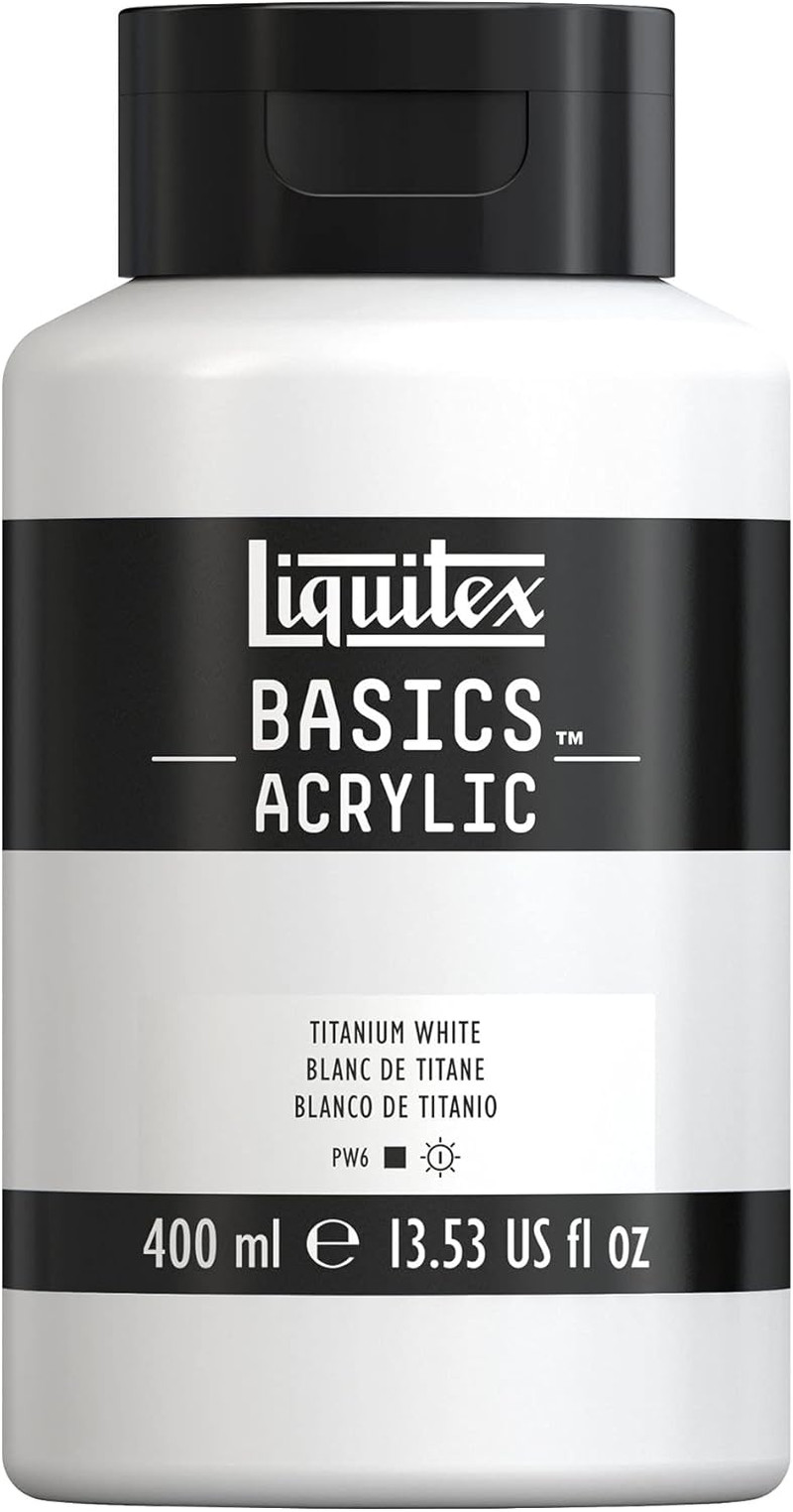 BASICS Acrylic Paint, 118Ml (4-Oz) Tube, Titanium White