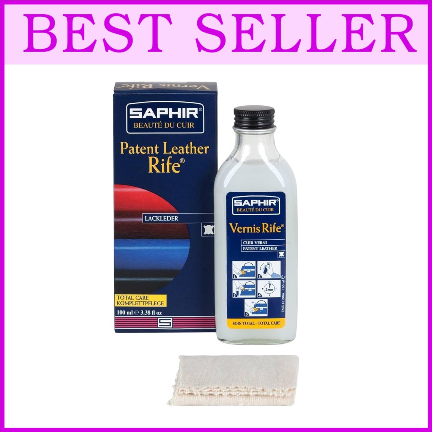 Patent Leather Restorer – Crack Prevention – 100mL**