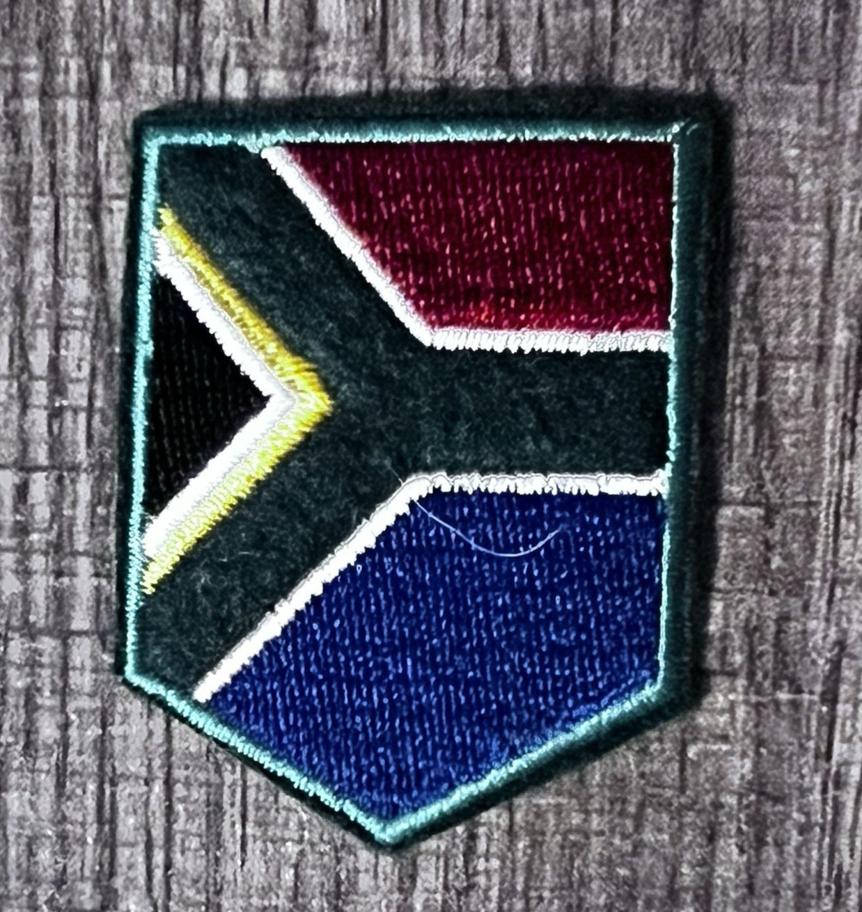 South Africa Flag Patch – 1.75 x 1.4 inch