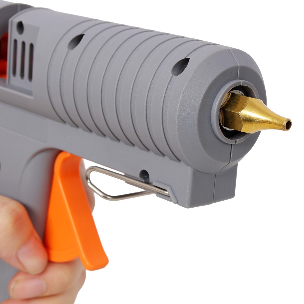 150W Hot Glue Gun, Temperature Adjustable Glue Gun with 6 Copper Nozzles