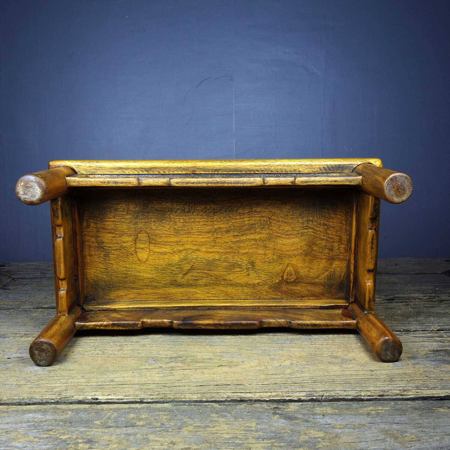 Antique Tibetan Altar Table Kang Table Old Pear Wood Carving Buddhist Furniture