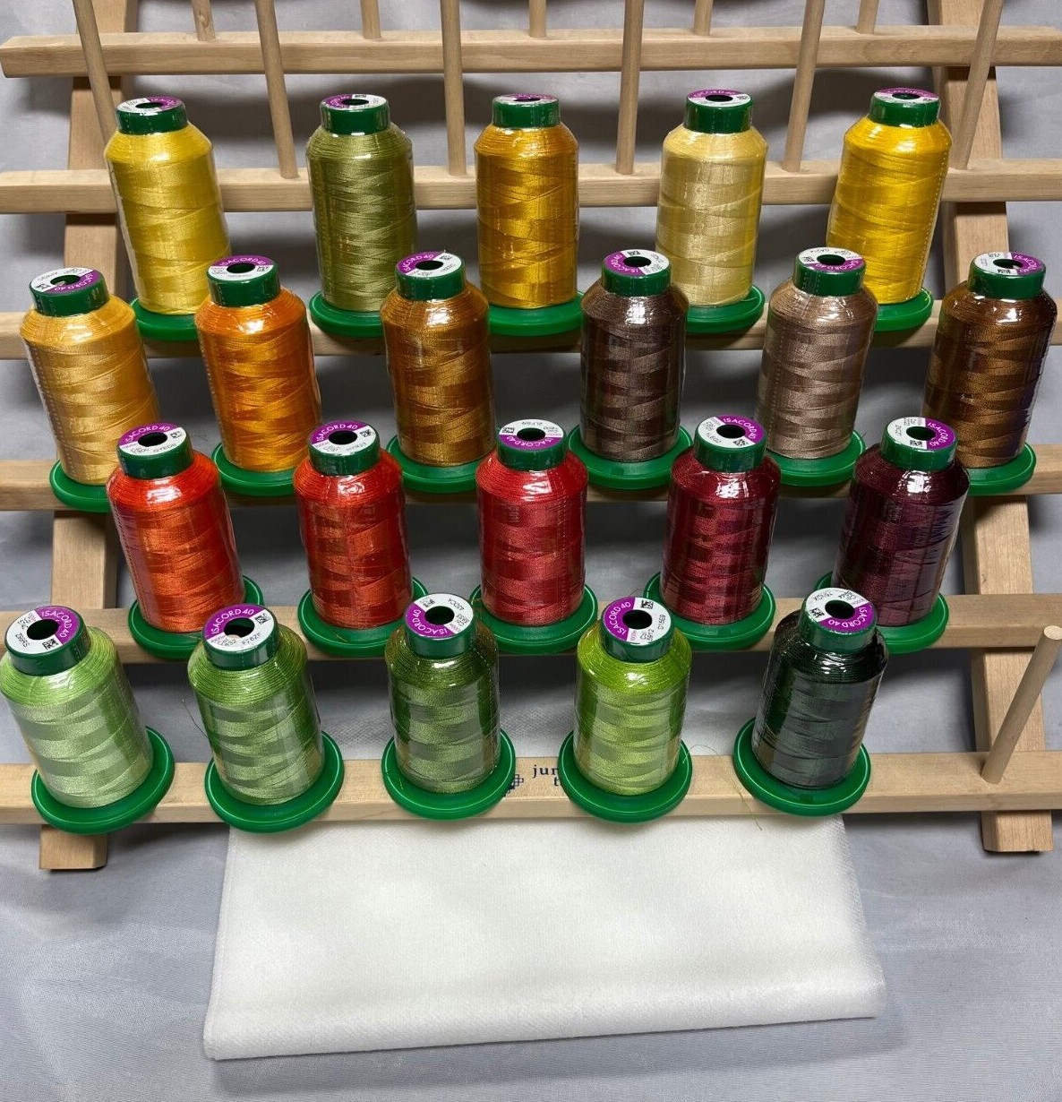 Freestanding Autumn Leaves Isacord Thread Kit & Vilene FREE SHIPPING