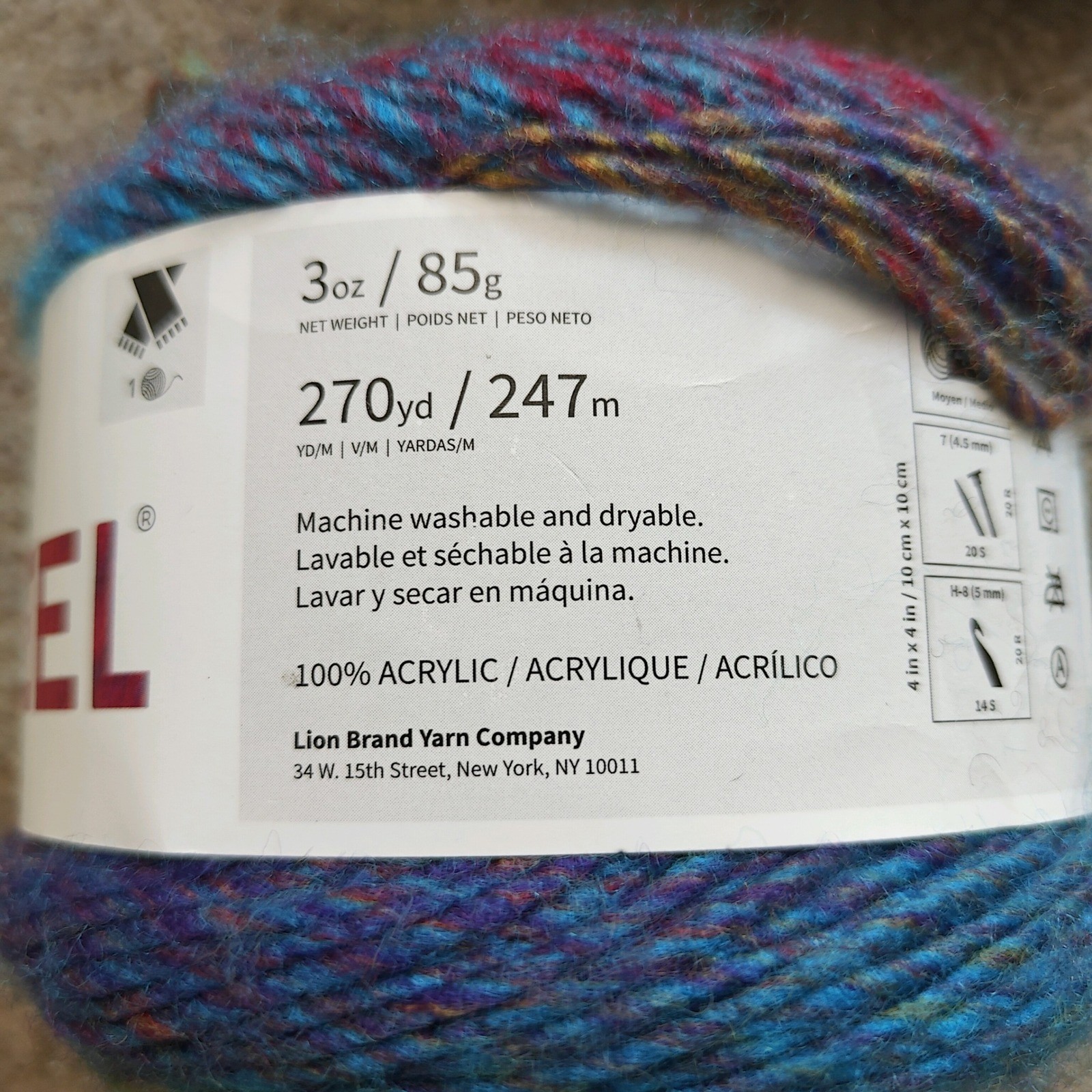 Lion Brand Ferris Wheel Yarn 7 UNITS Mixed Discontinued