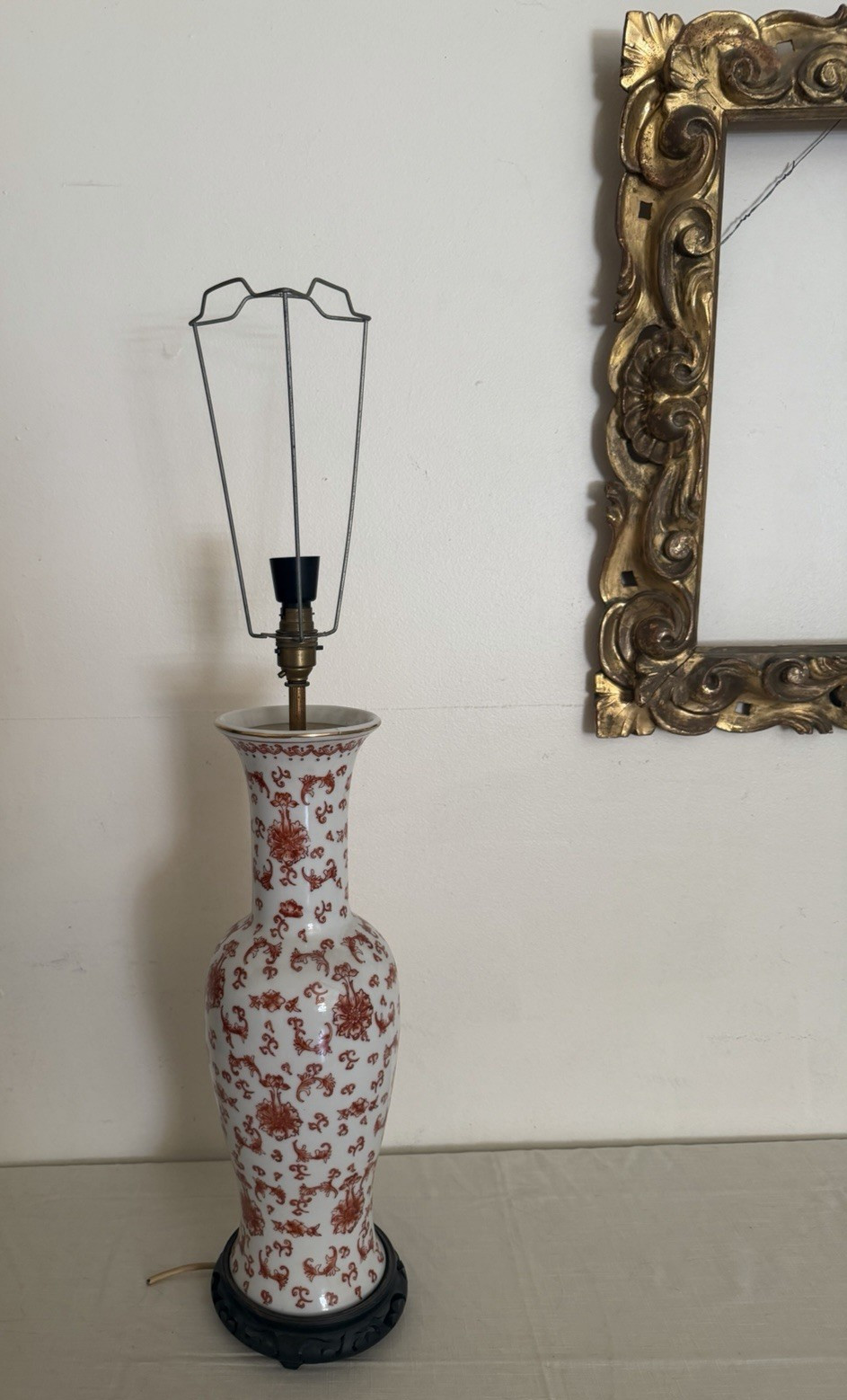 Nice Vintage Chinese Porcelain Vase converted to Lamp