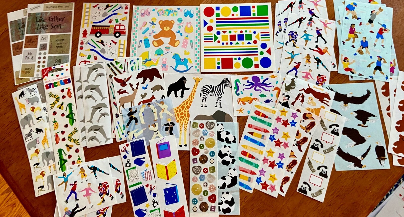 Vintage Mrs. Grossman’s Sticker Strips!! YOU CHOOSE! NEW! Ships Free! 1st Lot