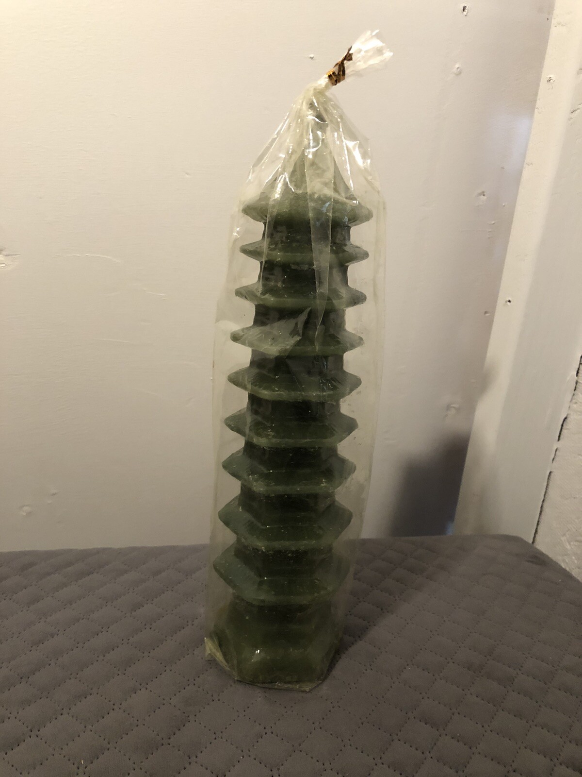 Pagoda Tower Candle Asian Style Home Decor Tall 12” Decoration Feng Shui D2