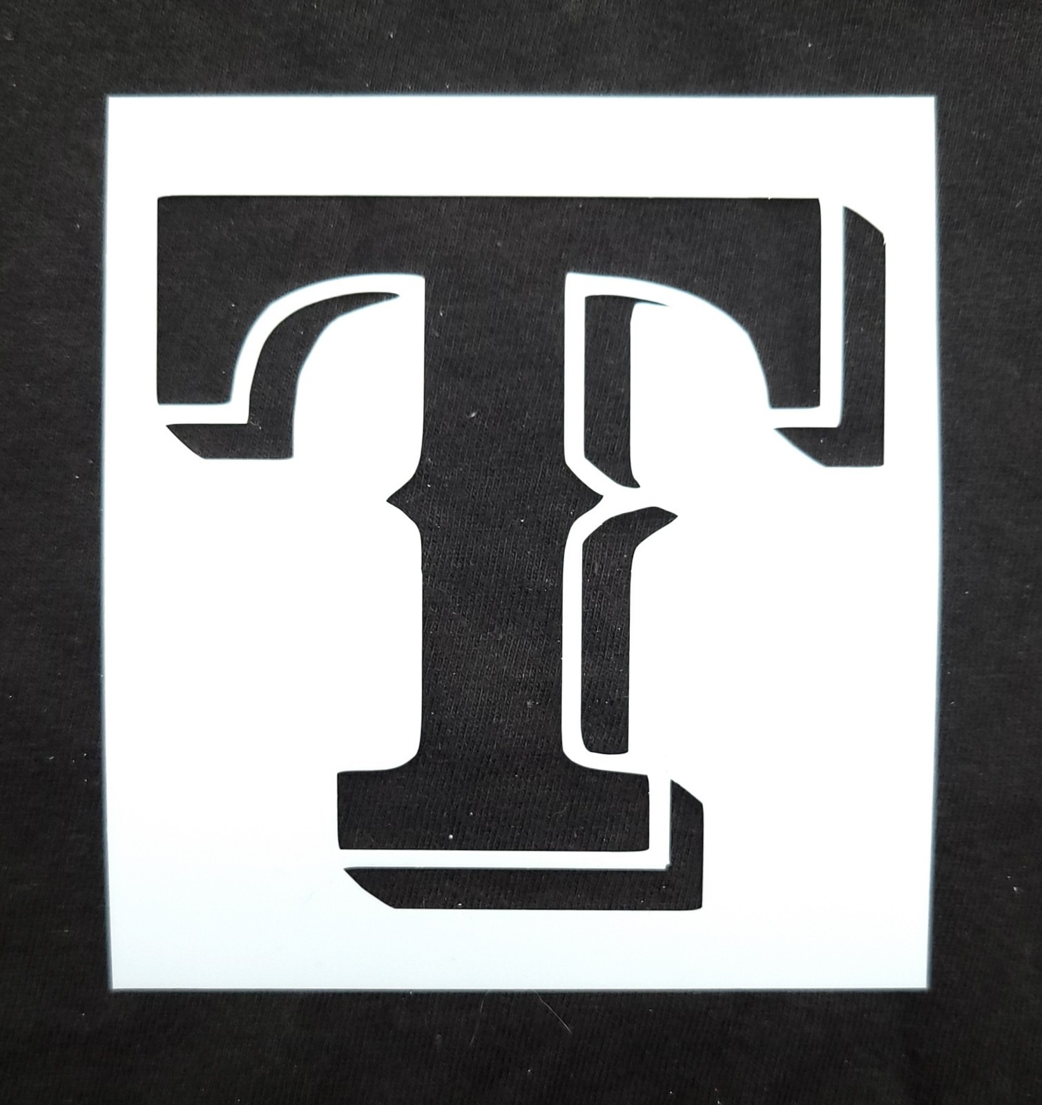 Texas Rangers Reusable Stencil