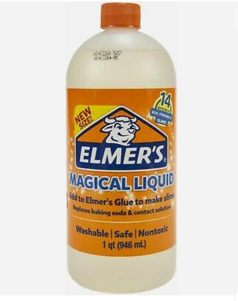 Elmer’s Magical Liquid 1Qt Bottle Washable Safe Non-Toxic Just add Elmer’s Glue