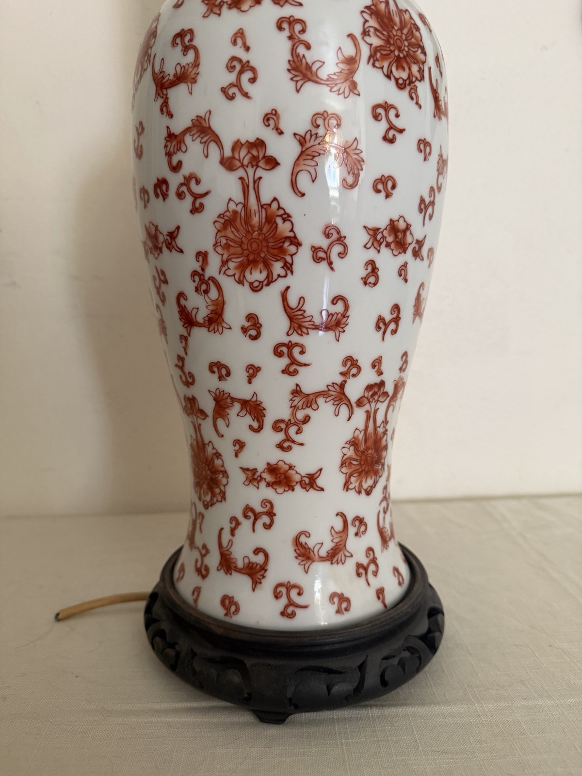 Nice Vintage Chinese Porcelain Vase converted to Lamp