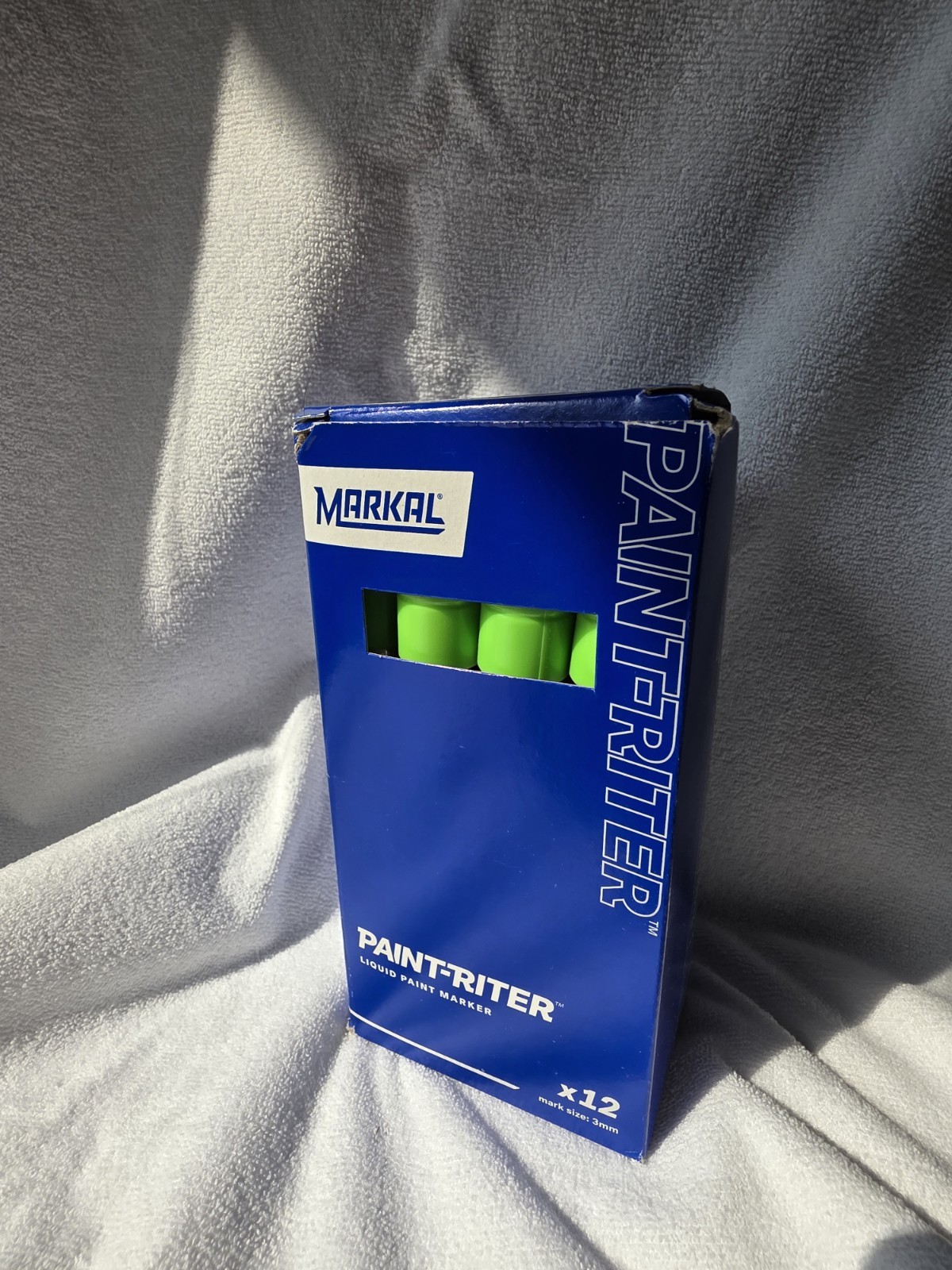 MARKAL Fluorescent GREEN 97051 Paint-Riter Liquid Paint Marker Pen – BOX OF 12