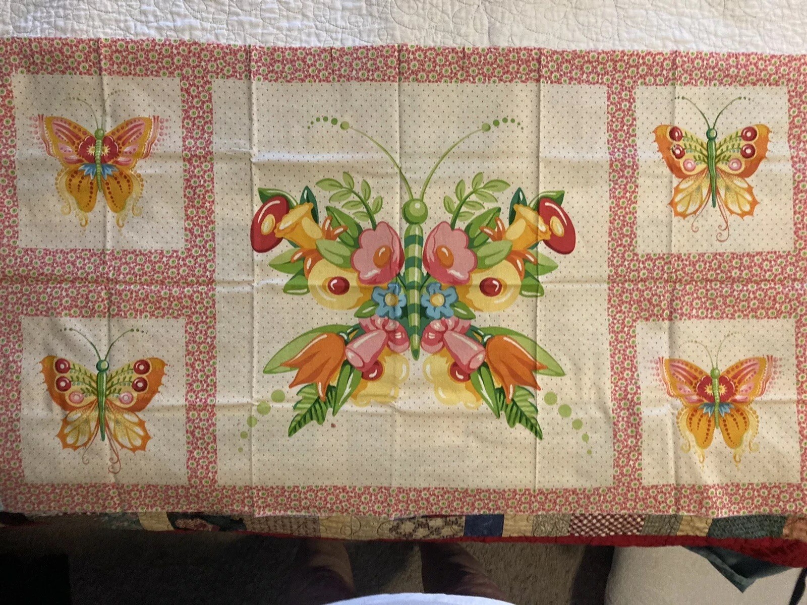 8 1/2 Yds Of Coordinating Fabric By Andover Fabrics “Flutterby Series”