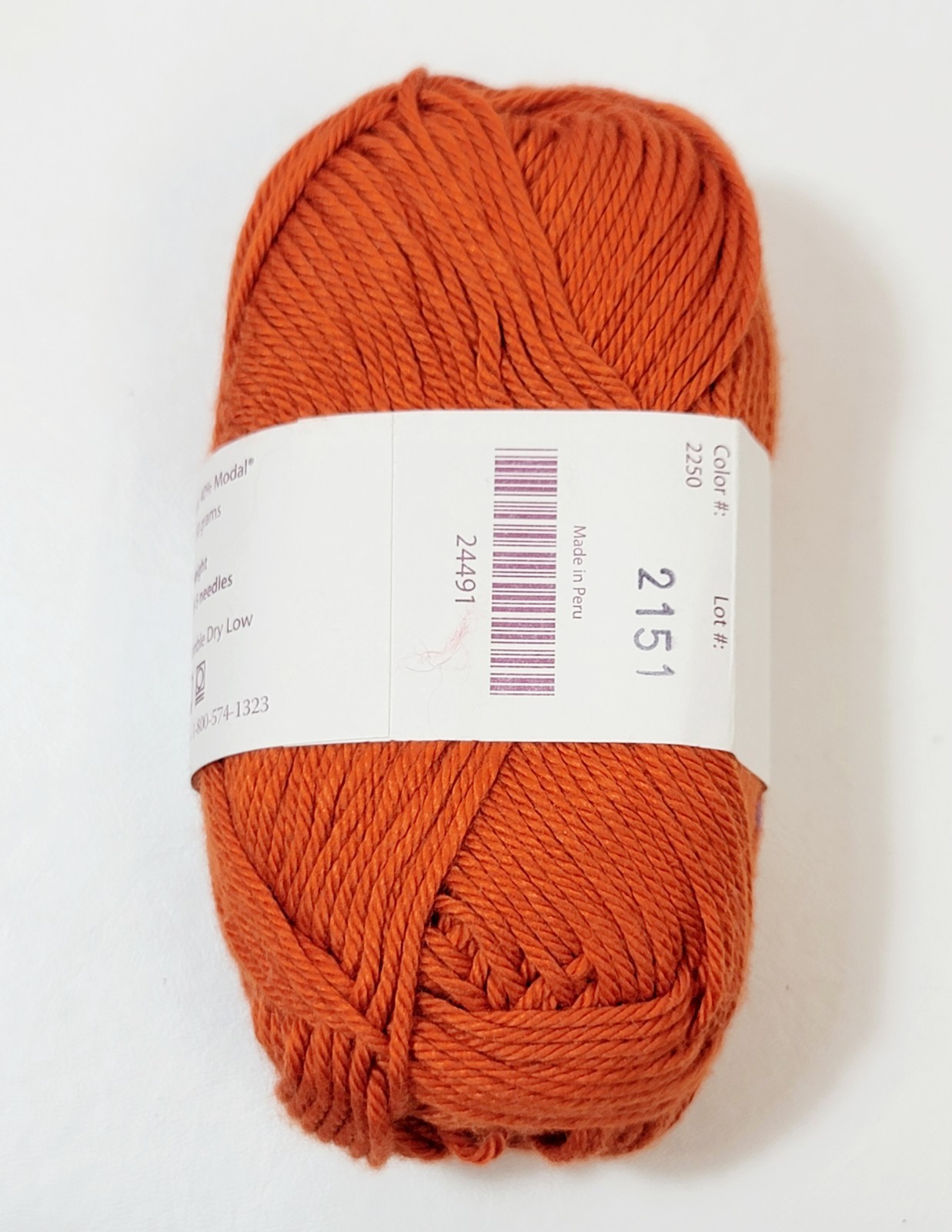 Knit Picks Shine Sport Cotton Modal Yarn 110 Yds Marmalade