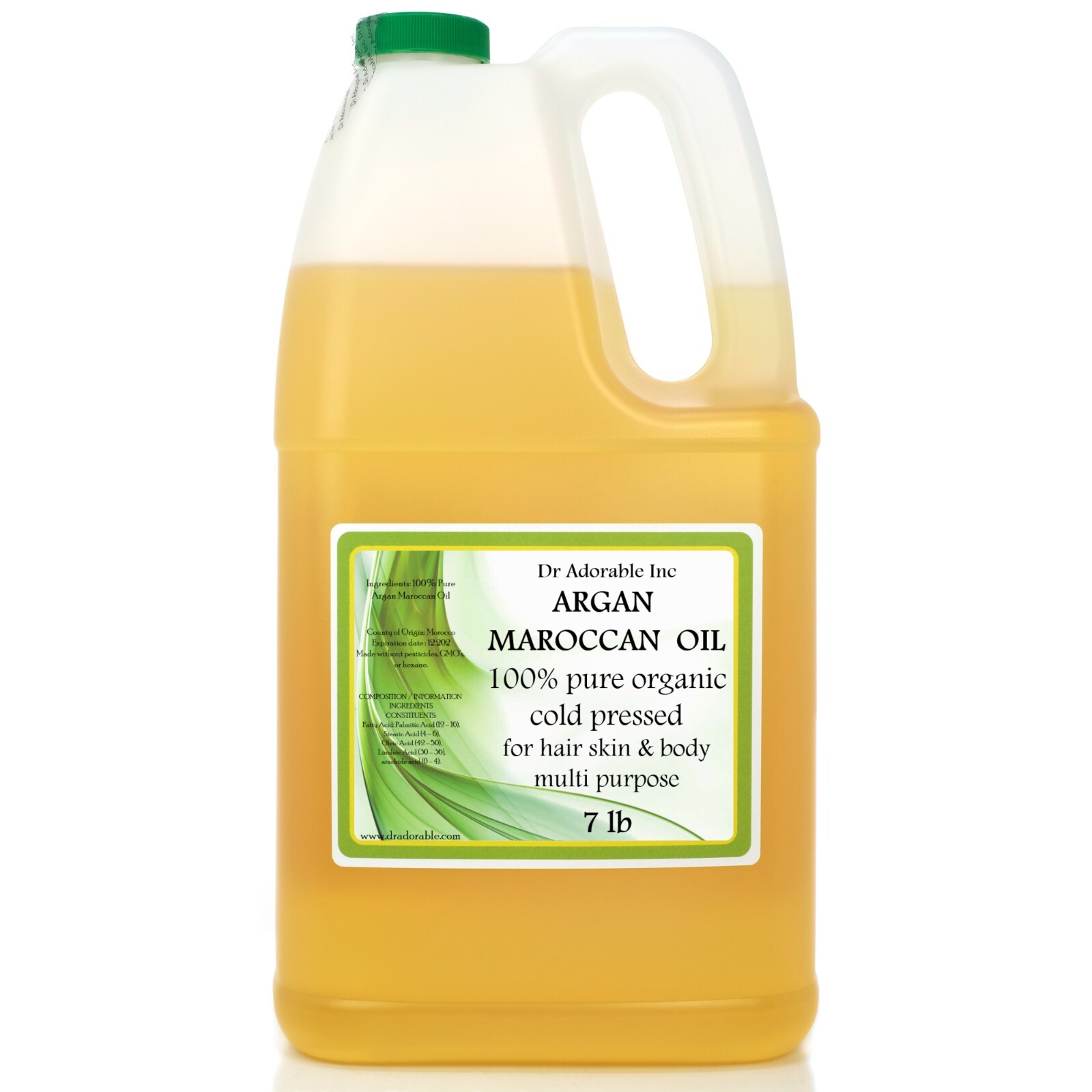 7 lb/ GALLON/ 128 FL OZ ARGAN OIL MARRAKESH OIl PURE!