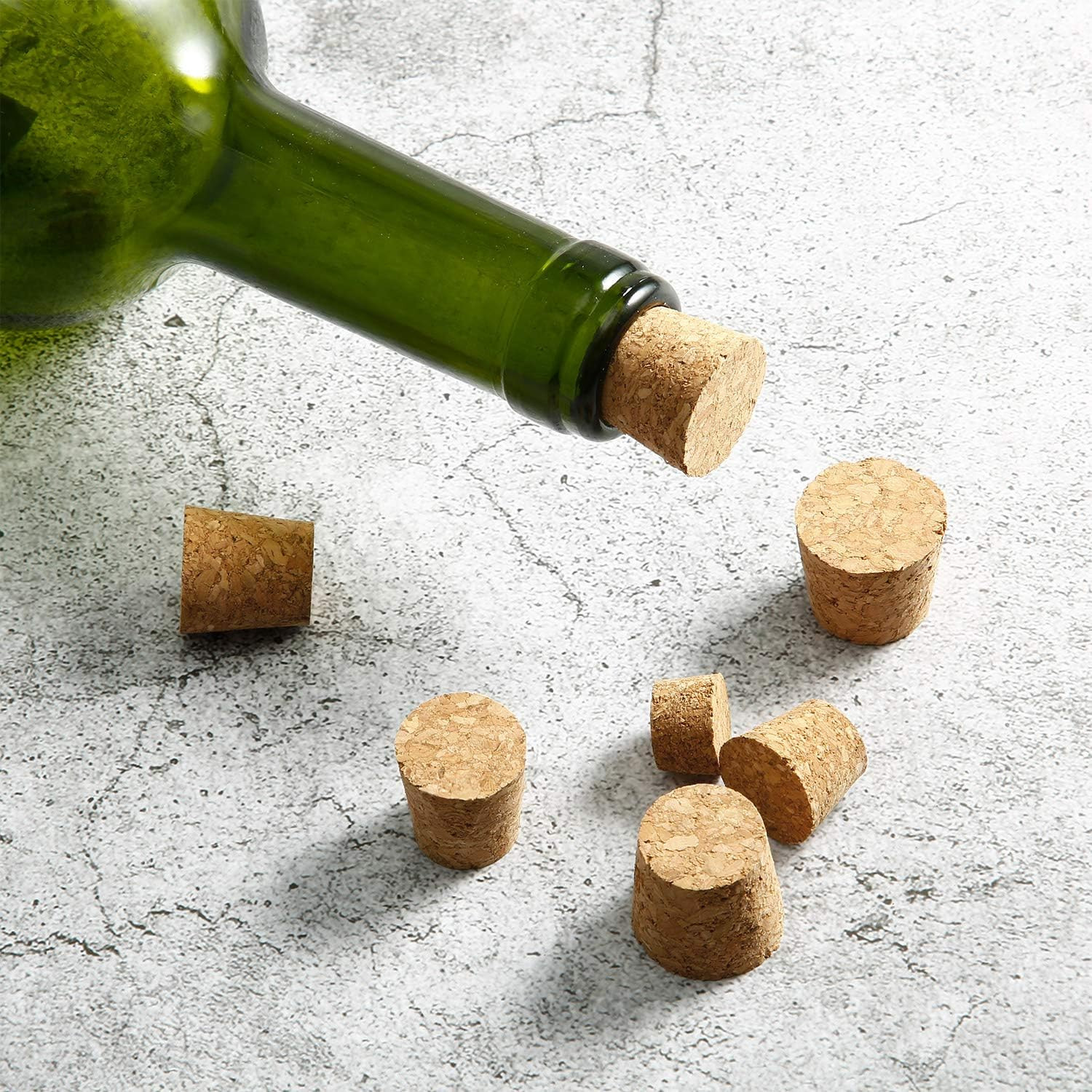 100 Pack Assorted Cork Stoppers Wine Bottle Corks Plugs 10 Sizes Replacement Tap