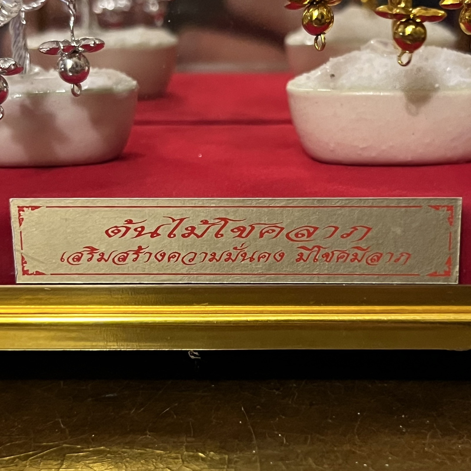 Vintage Encased Fortune Tree