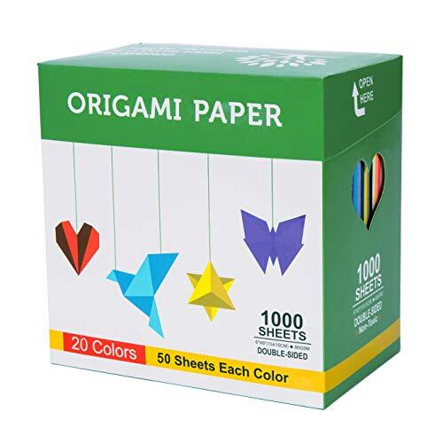 Origami Paper Double Sided Color – 160 Sheets – 20 Colors – 6 Inch Square Easy