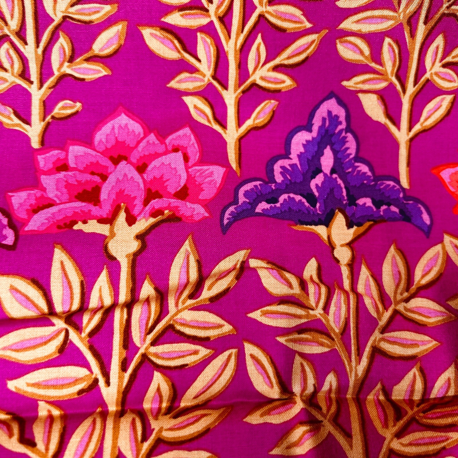 “Mughul” By Kaffe Fasset, For Roan Fabics PGP-161, Pink