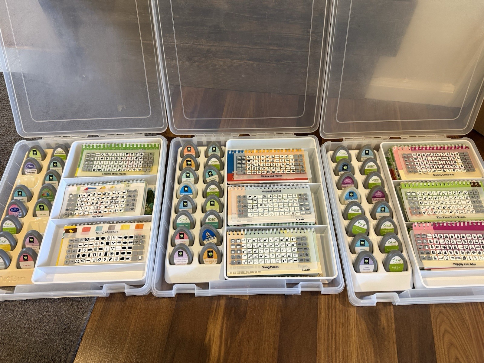 Cricut Expression Font Shape Cartridge Lot 46 Keyboard Disney Original Books
