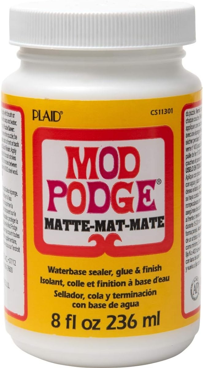 Mod Podge Matte Sealer, Glue & Finish: All-in-One Craft Solution- Quick Dry, …
