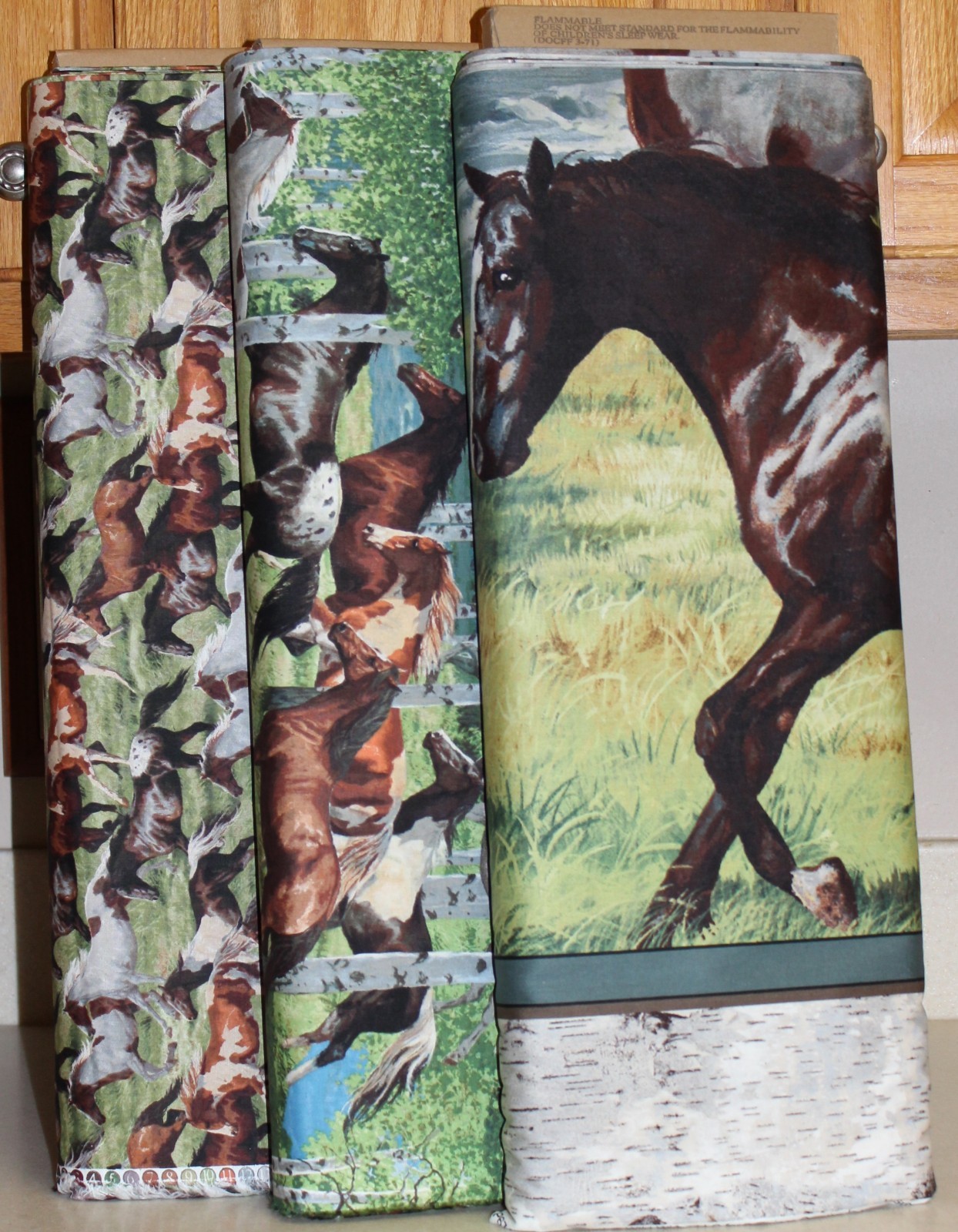 Wild Wings Horses Running Free Panel & Coordinating Fabric SOLD SEPARATELY