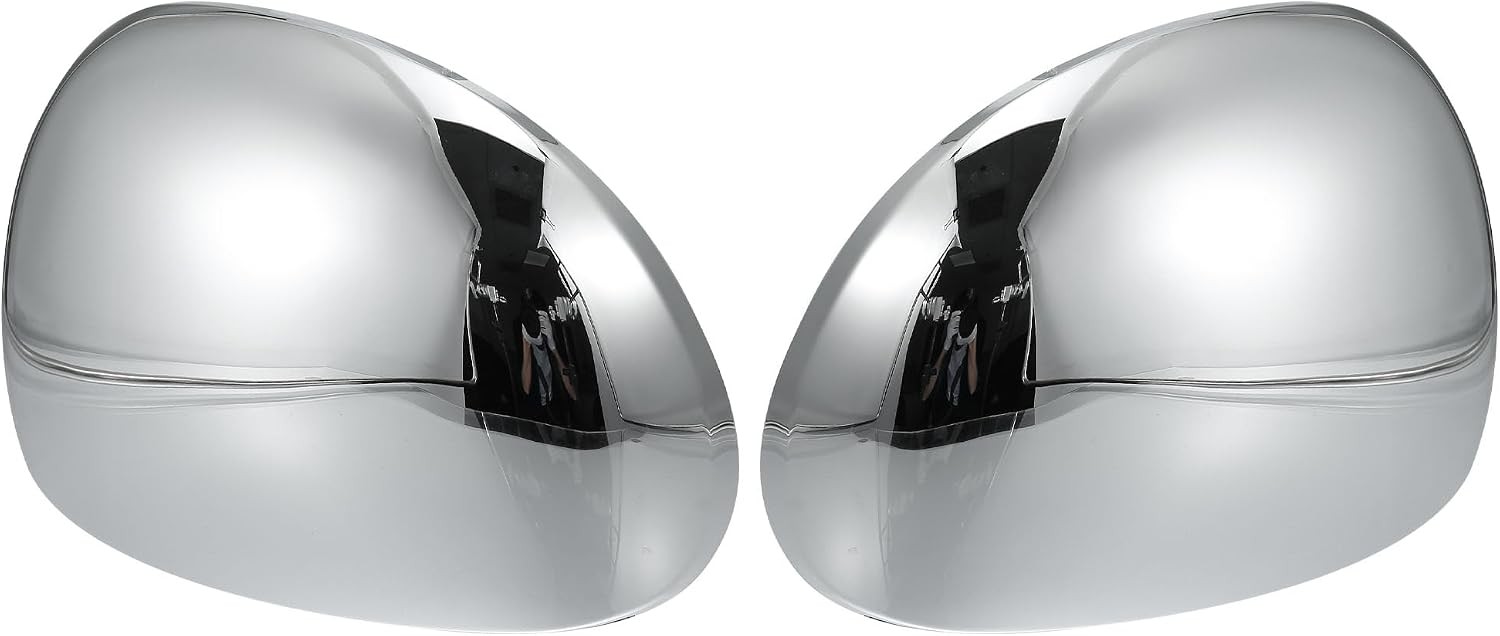 Pair Car Exterior Chrome Plated Power Full Mirror Cover Cap for Lincoln