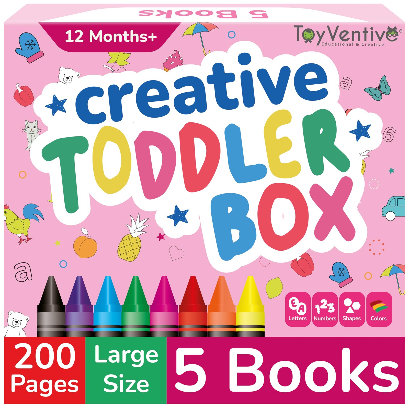 Toddler Coloring Books & Crayons, Toys & Birthday Gifts for 1+,2,3,4 Years Ol…