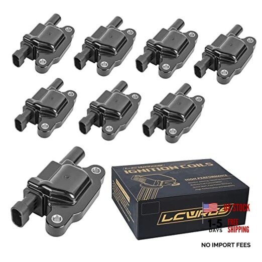 Set of of 8 Square Ignition Coil Pack Fits for 5.3 V8 2007 2008 2009 2010 2011