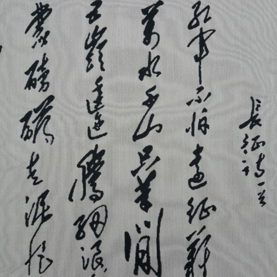 Tapestry Mao Zedong Poetry Long March Unframed 160×60