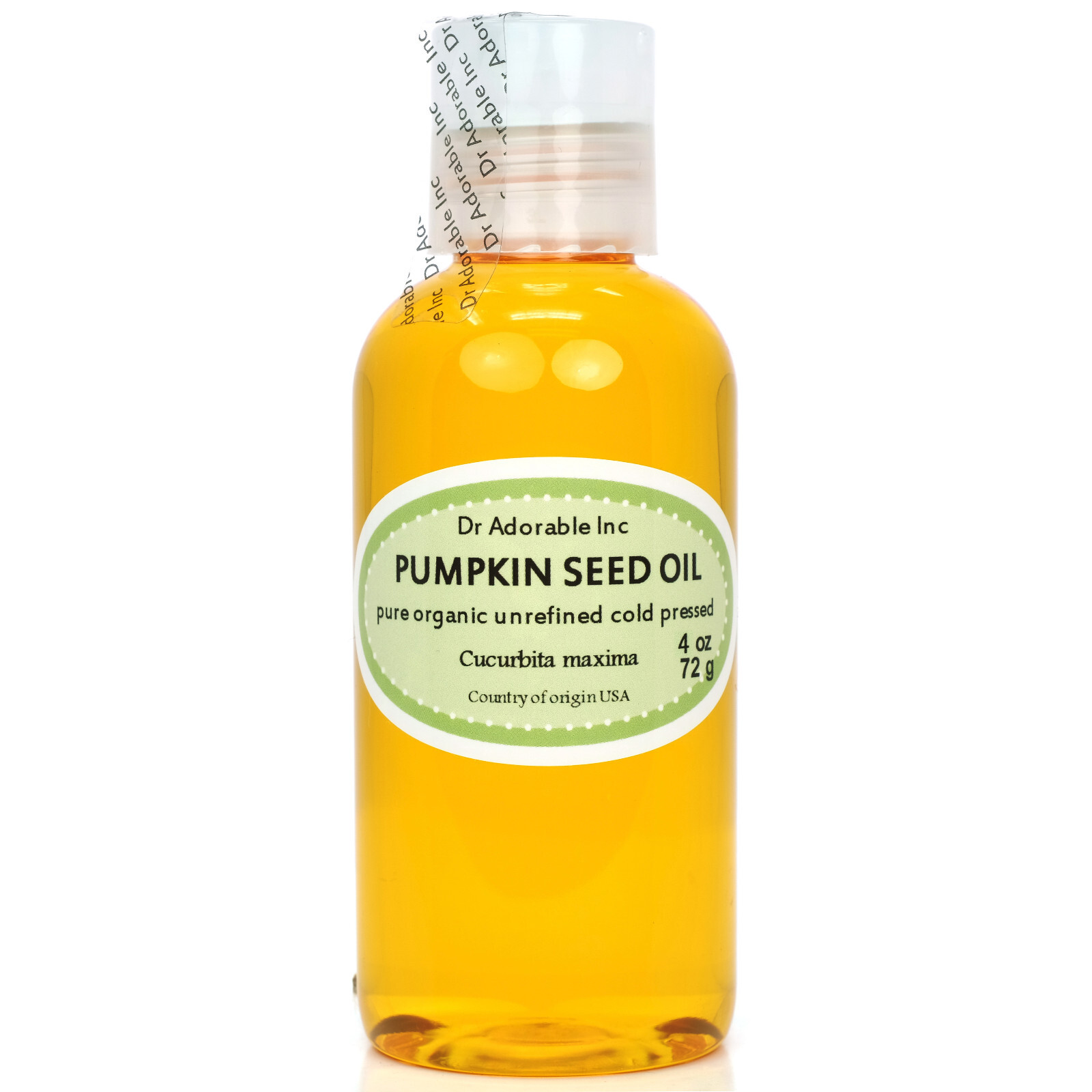 4 Oz Premium Unrefined Pumpkin Seed Oil Pure Organic Cold Pressed Multi Purpose