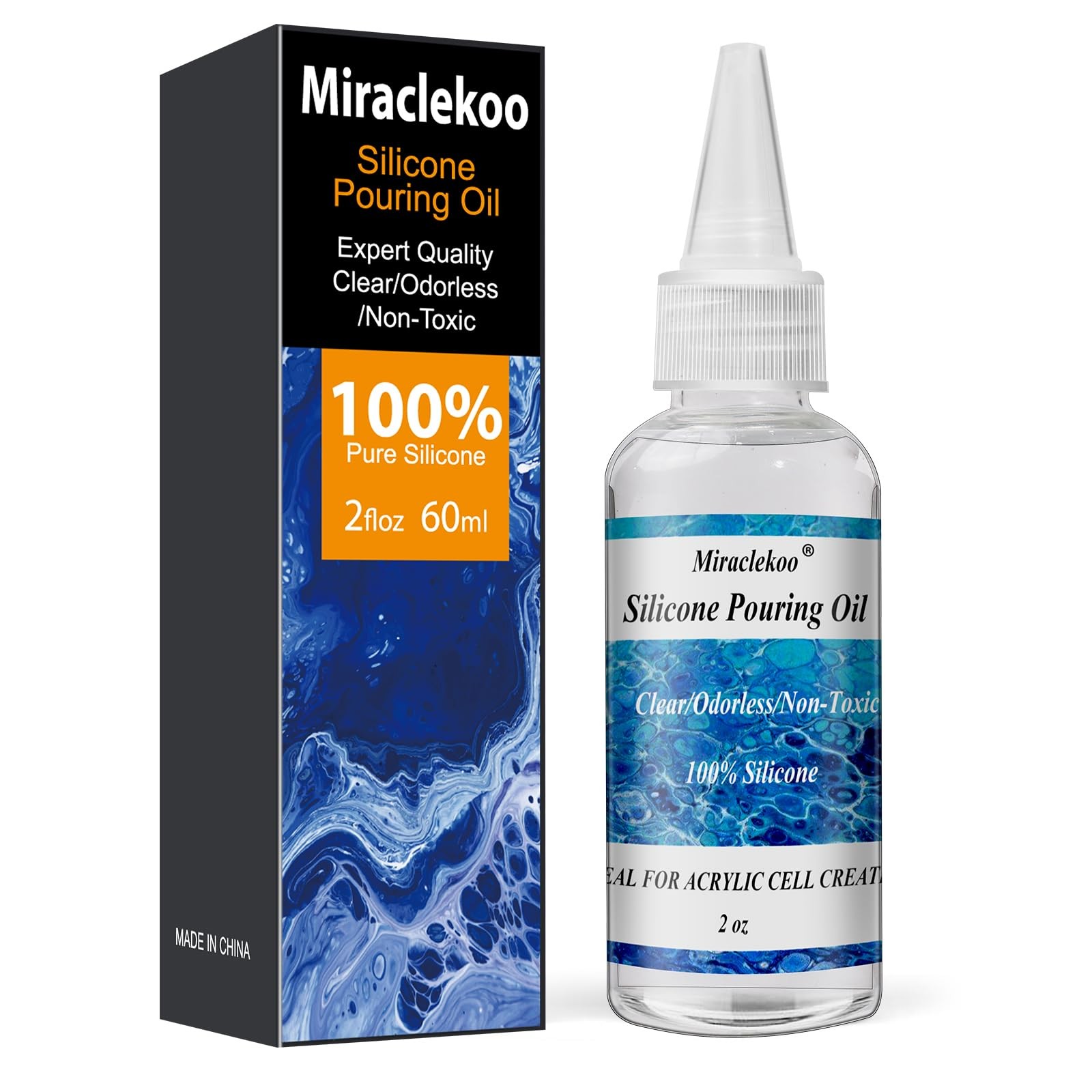 Silicone Pouring Oil Cell Activator Pure Silicone Oil for Cell Creation in Ac…