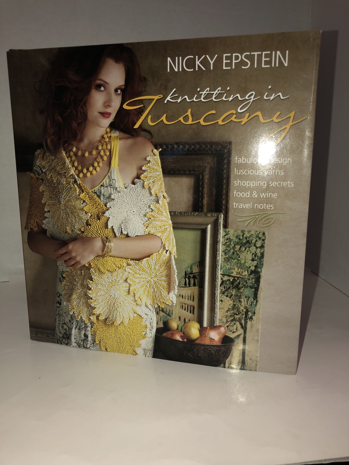 NEW Nicky Epstein Knitting in Tuscany HC Book With Jacket Bride dress SHIPN24HR