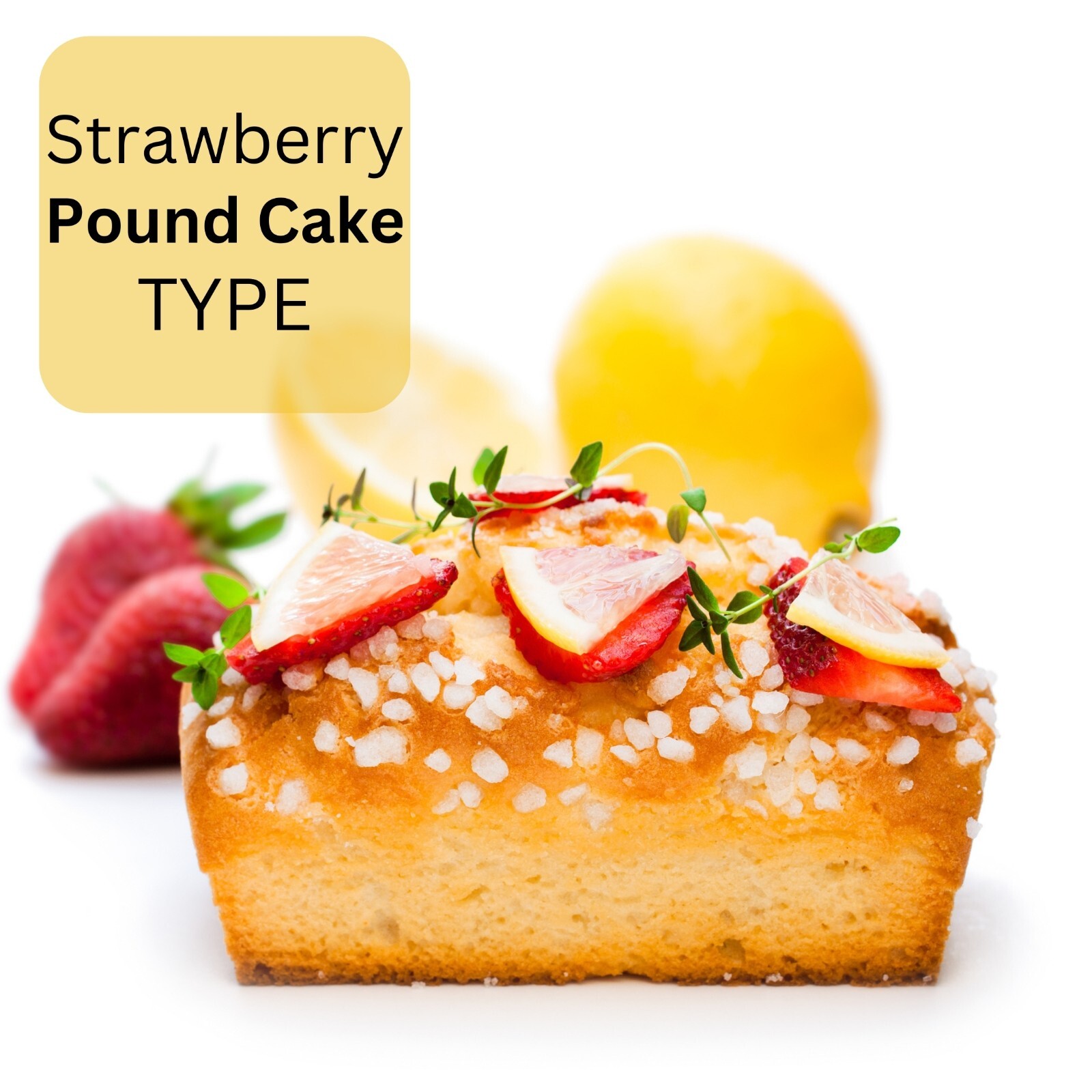 Strawberry Pound Cake Fragrance Oil for Body, Candles, Soaps, Lotion & Diffusers