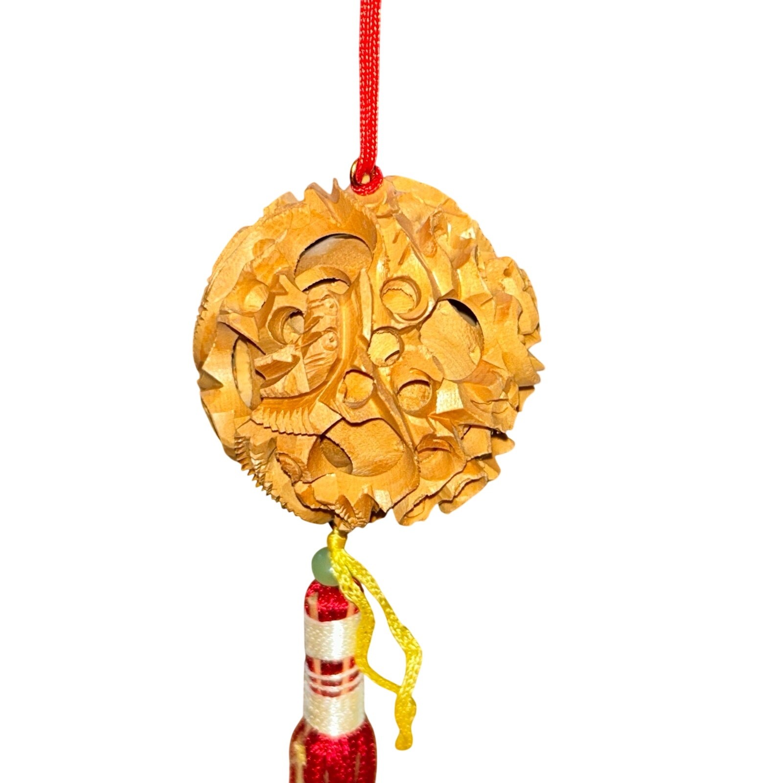 Vintage Chinese Devil’s Work Puzzle Ball Multi-Sphere Carving ornament