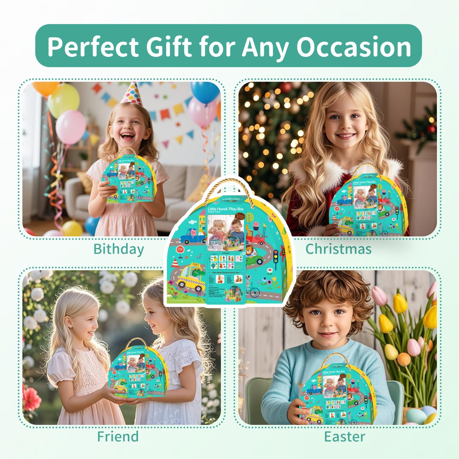Avenir Little Hands Play Box Animal Town Kids Craft Activity Kit Creative Play