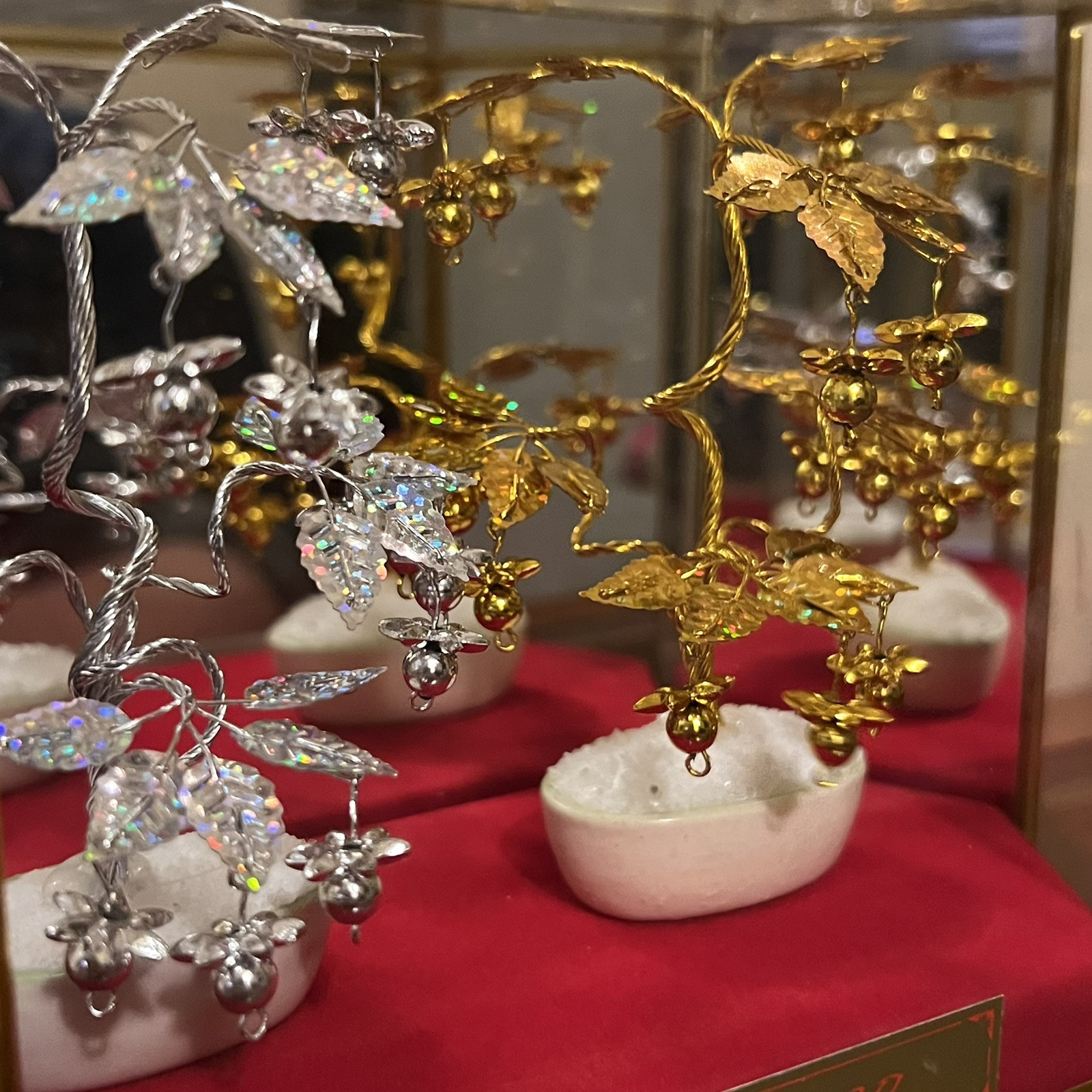 Vintage Encased Fortune Tree