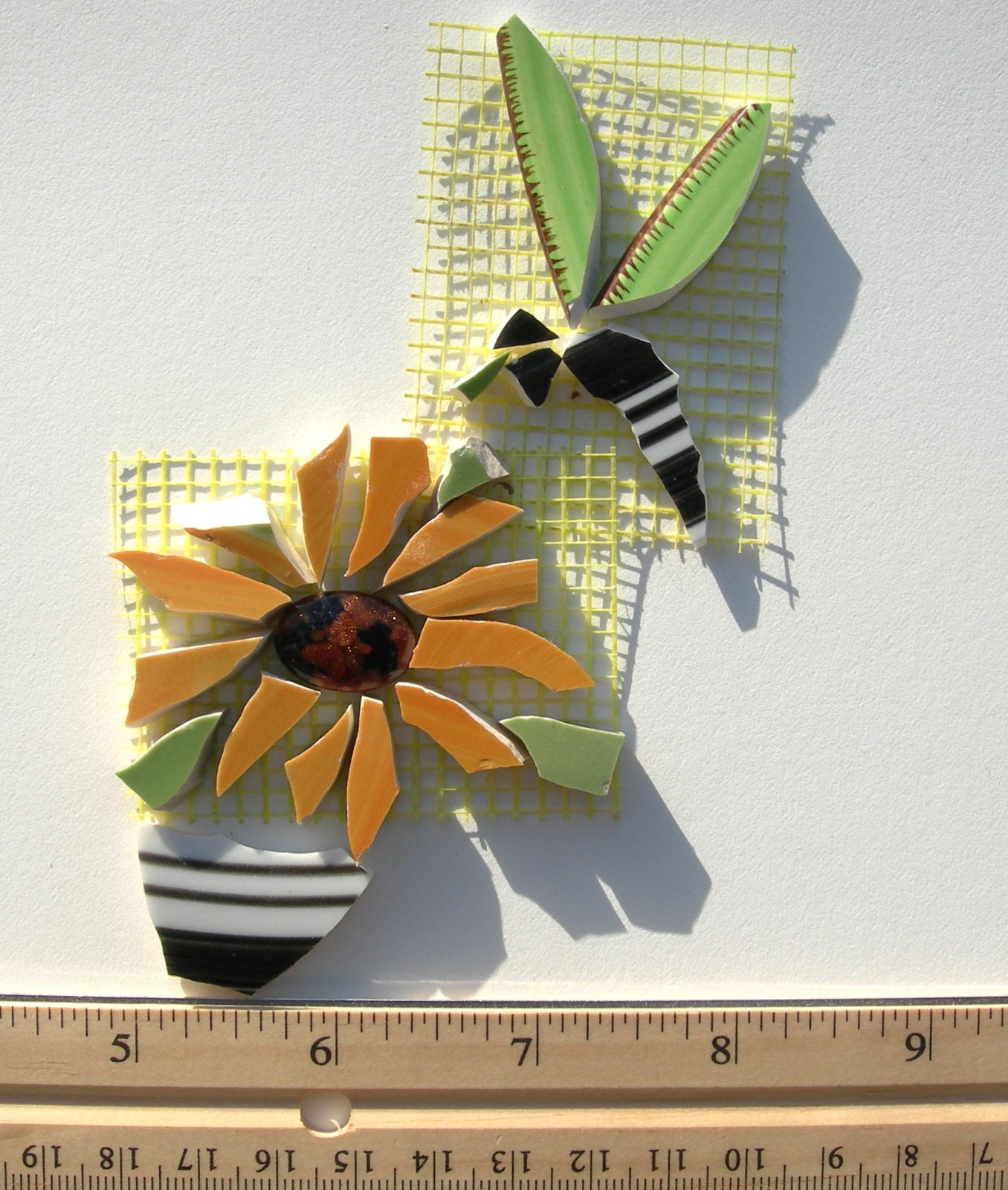 Dragonflies & Butterflies Different Shape Color Variations, China Mosaic Tiles