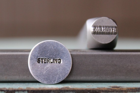 SUPPLY GUY 1mm Tall Sterling Word Metal Punch Design Stamp SGCH-263